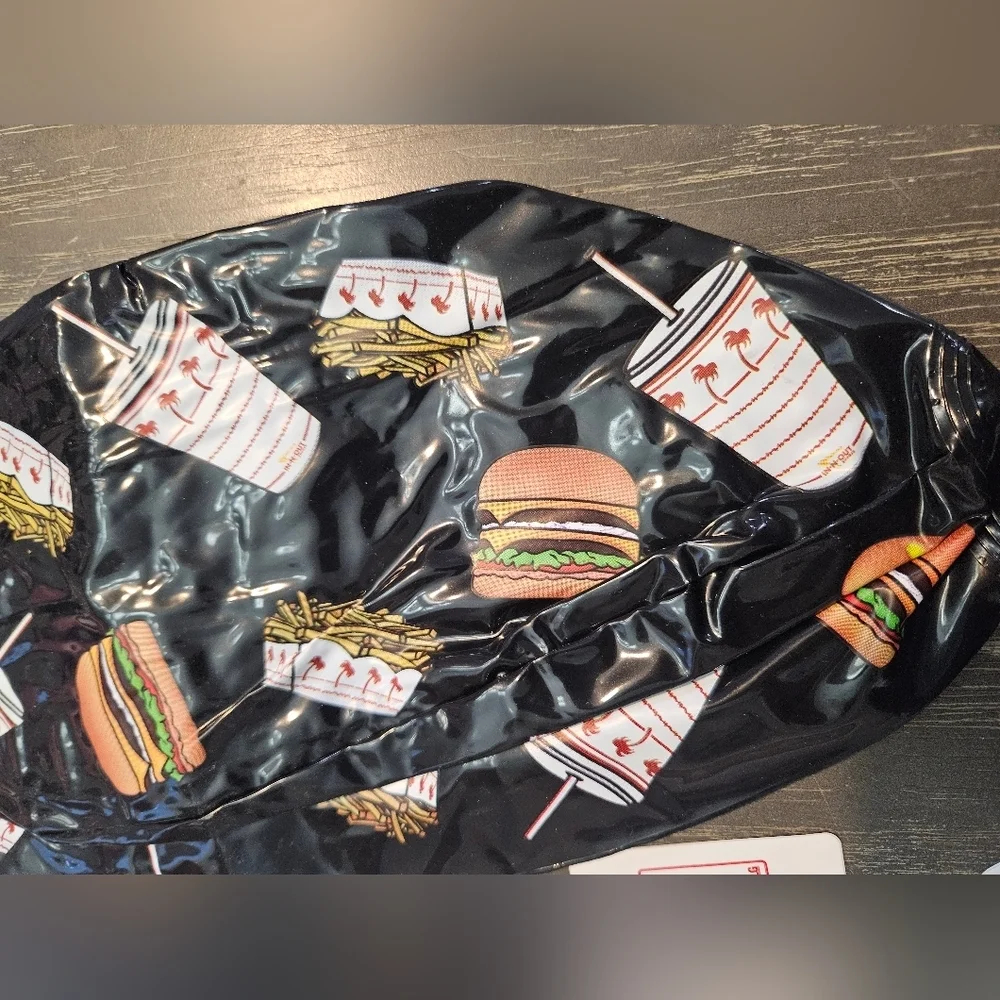 In-N-Out Burger Sticker Set, Car Decal Set Plus Black In-N-Out Print Beach Ball - Picture 4 of 6
